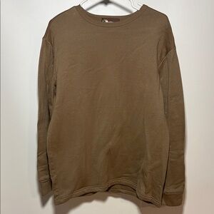 Men's Classic Brown Long Sleeve Tee